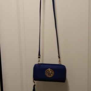 Small clutch bag .. w/l long strap